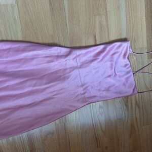 Alice and Olivia Blush long dress with low open back